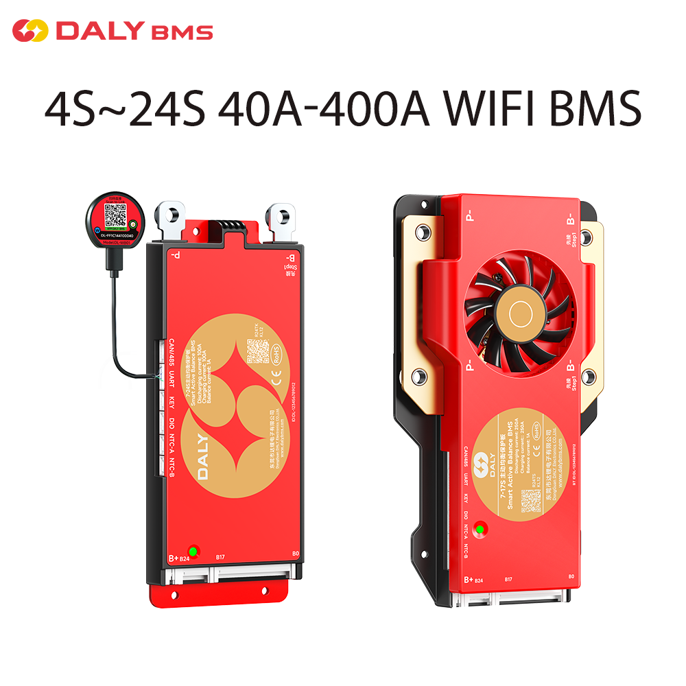 Smart Bms 24S 200A Bluetooth Lifepo4 - نظام إدارة البطارية الذكي من دالي