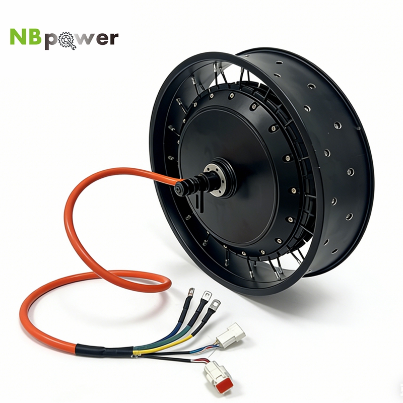 Qs Motor 273 8000W Hub Motor - NBpower/QS 273 40H 48-96v تصنيف 72