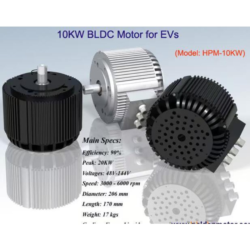 محرك تيار مستمر بدون فرش (BLDC - مراجعة Water Cooled Bldc Motor 10Kw وسعره