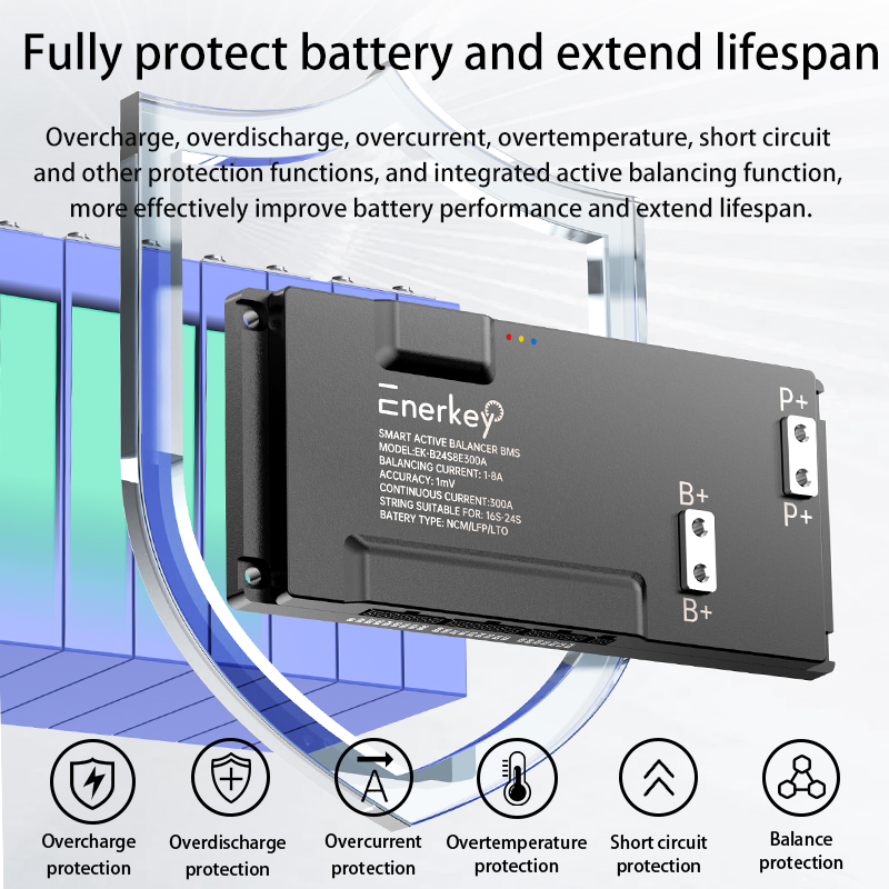 نظام إدارة البطاريات الذكي Ene - مراجعة Smart Bms 24S 200A Bluetooth Lifepo4 وسعره