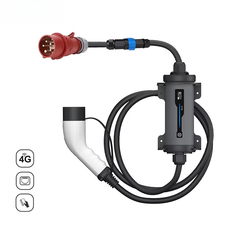 شاحن سيارات كهربائية محمول من  - مراجعة Type 2 Portable Ev Charger 11Kw Cee وسعره