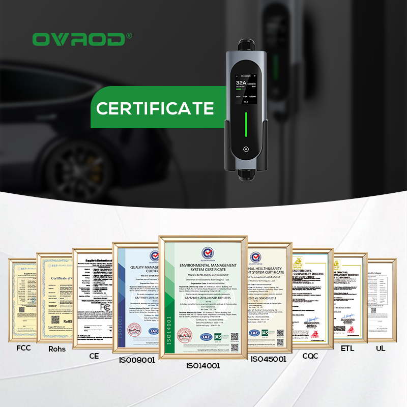 شاحن سيارة كهربائية محمول من O - مراجعة Type 2 Portable Ev Charger 11Kw Cee وسعره