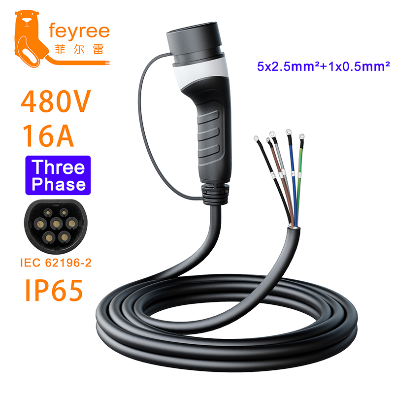 شاحن سيارات كهربائية Feyree ثل - مراجعة Ev Charger Type 2 22Kw 32A 3 Phase وسعره