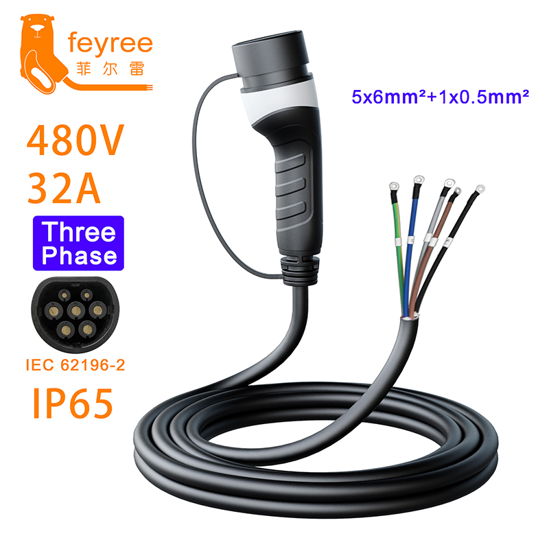 شاحن سيارات كهربائية Feyree ثل - مراجعة Ev Charger Type 2 22Kw 32A 3 Phase وسعره