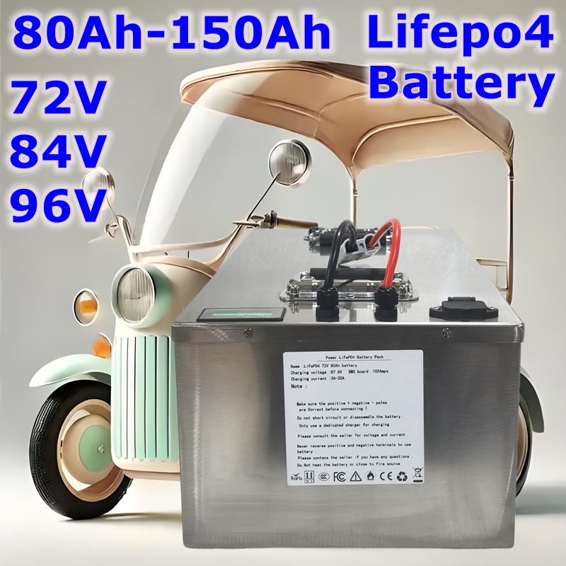 LIFEPO4 بطارية 72 فولت 84 فولت - مراجعة Lifepo4 72V 100Ah Battery Pack Ev وسعره