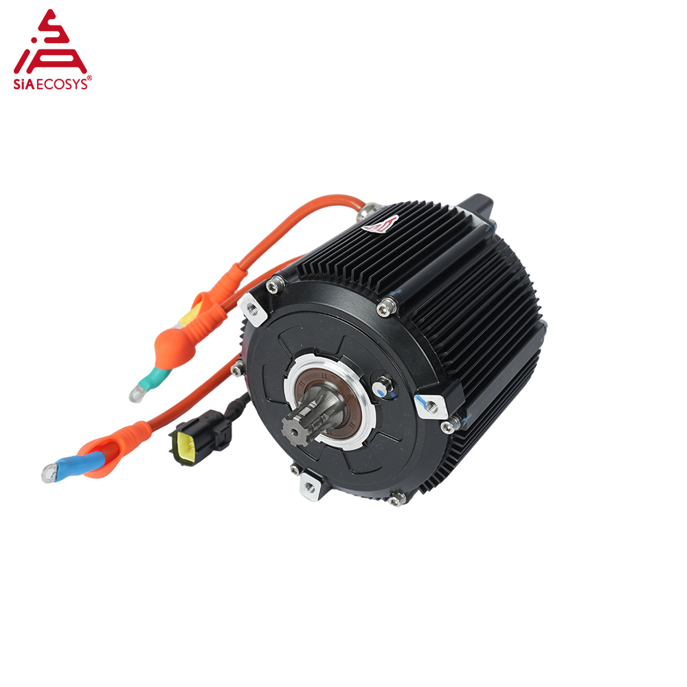 مجموعة محركات كهربائية SiAECOS - مراجعة Mid Drive Motor Kit 72V 5000W وسعره